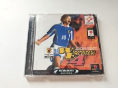 画像1: ワールドサッカー実況ウイニングイレブン4　帯葉書箱説有　PS1プレイステーション【管理8m9】 (1)