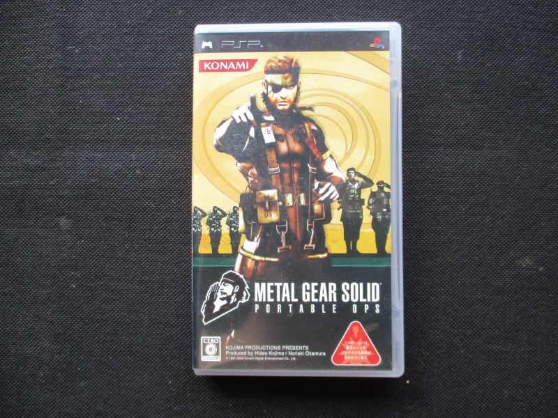 Metal Gear Solid メタルギアソリッド Ops 箱説有 Psp