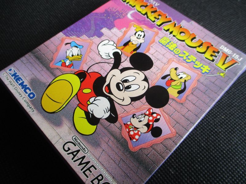 ミッキーマウスV　魔法のステッキ箱説有　GBゲームボーイ